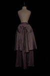 Mutedance 25 autumn and winter double layer large pocket skirt plant dyed high degree of handmade MD-MD25FW61-purple